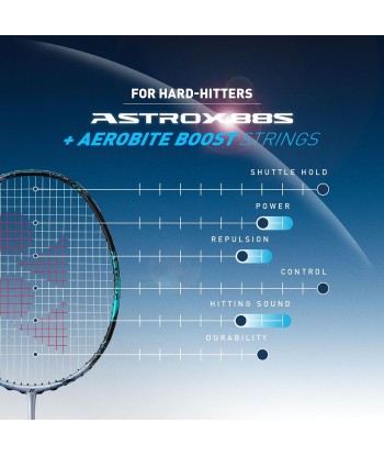 Yonex Astrox 88 S Game (Silver/Black) Pre-Strung 2024 prix pour 