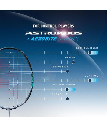 Yonex Astrox 88 S Game (Silver/Black) Pre-Strung 2024 prix pour 