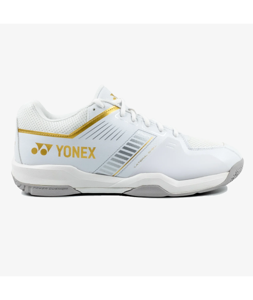 Yonex Strider Wide (White/Gold) Court Shoe en ligne des produits 