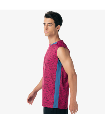 Yonex Men's Very Cool Dry Sleeveless Tournament Shirts 10614 (Grape) de votre