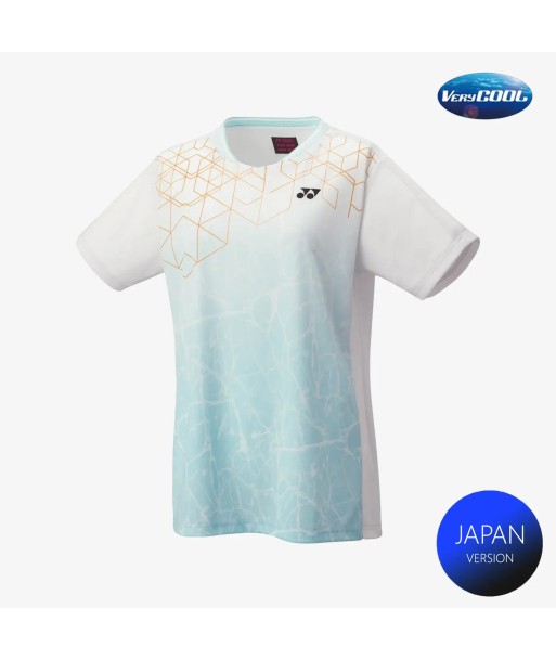 Yonex Women's Crew Neck Tournament Shirts 20814 (White) vente chaude votre 