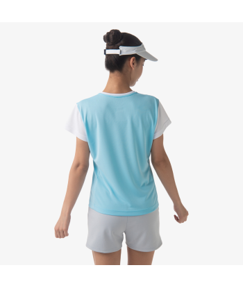 Yonex Women's Crew Neck Tournament Shirts 20738 (Aqua Blue) du meilleur 