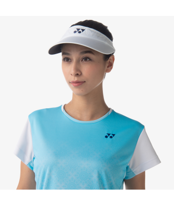 Yonex Women's Crew Neck Tournament Shirts 20738 (Aqua Blue) du meilleur 