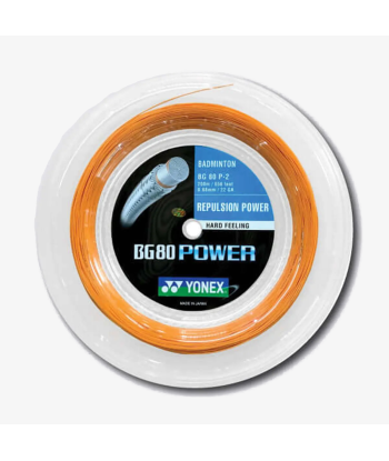 Yonex BG 80 Power 200m String (Bright Orange) d'Europe débarque