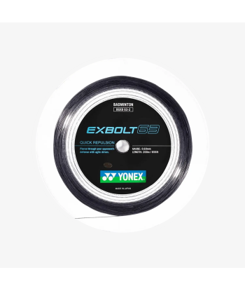 Yonex Exbolt 63 200m Badminton String (Black) en linge