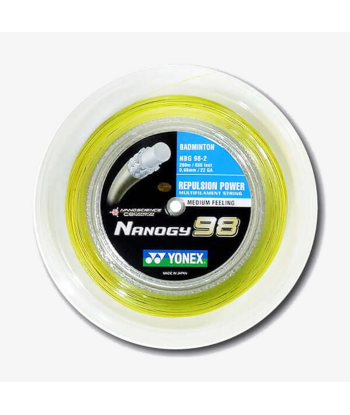 Yonex Nanogy 98 200m Badminton String (Yellow) les ctes