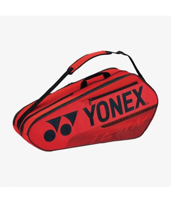 Yonex 42126 (Red) 6pk Team Badminton Tennis Racket Bag offre 