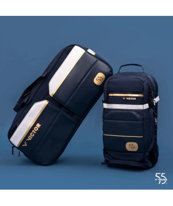 Victor 55th Anniversary Edition BR9012 Badminton Tennis Racket Backpack (Navy) du meilleur 