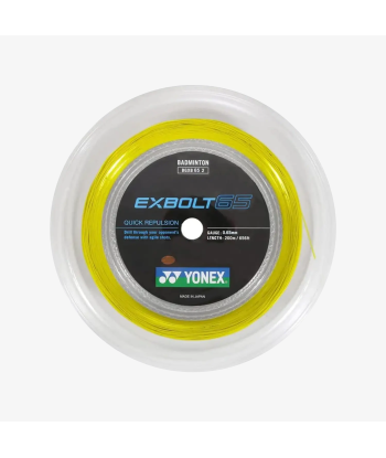 Yonex Exbolt 65 200m Badminton String (Yellow) Amélioration de cerveau avec