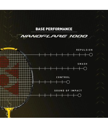 Yonex Nanoflare 1000 Game (Lightning Yellow) Pre-Strung Dans la société mordern