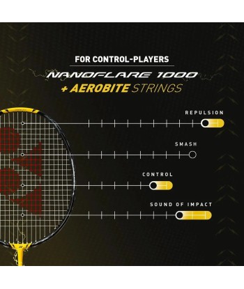 Yonex Nanoflare 1000 Game (Lightning Yellow) Pre-Strung Dans la société mordern