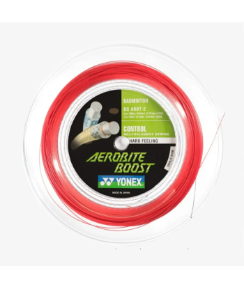 Yonex Aerobite Boost 200m Badminton String (Grey/Red) en linge