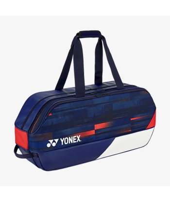 Yonex BAG31PALDWNR (White / Navy / Red) 6pk Limited Pro Tournament Badminton Tennis Racket Bag Dans la société mordern