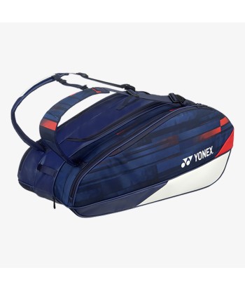 Yonex BAG29PALDWNR (White / Navy / Red) 9pk Limited Pro Badminton Tennis Racket Bag paiement sécurisé