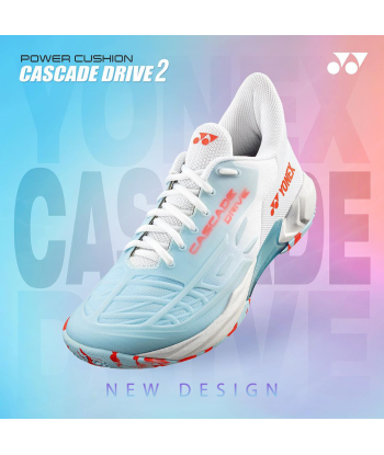 Yonex Cascade Drive 2 (White/Water Blue) 2024 de France