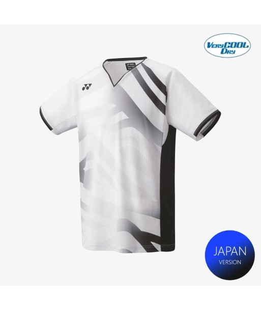 Yonex Men's Crew Neck Tournament Shirt 10566W (White) acheter