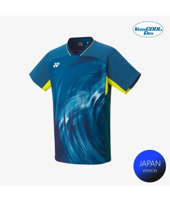 Yonex Men's Crew Neck Tournament Shirt 10568NSK (Night Sky) Découvrez la collection