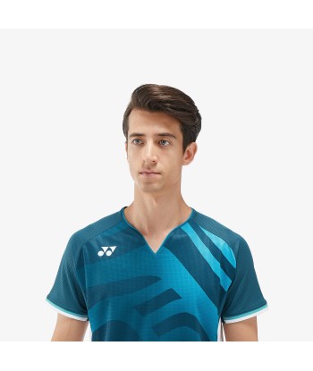 Yonex Men's Crew Neck Tournament Shirt 10566NSK (Night Sky) Les magasins à Paris et en Île-de-France