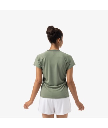 Yonex Women's Crew Neck Tournament Shirt 20769LOL (Light Olive) français