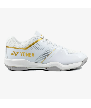 Yonex Strider Wide (White/Gold) Court Shoe Profitez des Offres !