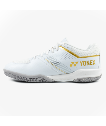 Yonex Strider Wide (White/Gold) Court Shoe Profitez des Offres !