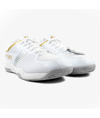 Yonex Strider Wide (White/Gold) Court Shoe Profitez des Offres !