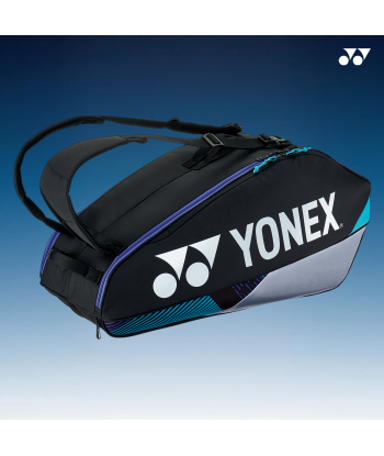 Yonex BAG92426BKS (Black/Silver) 6pk Pro Badminton Tennis Racket Bag 2023