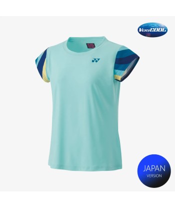 Yonex Women's Crew Neck Shirt 20754 (Cyan) 50% de réduction en Octobre 2024