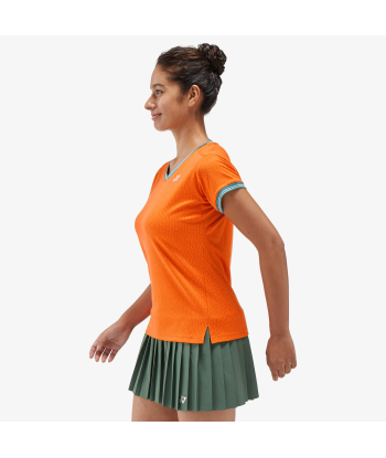 Yonex Women's Crew Neck Shirt 20758 (Bright Orange) prix pour 