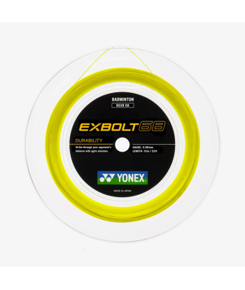 Yonex Exbolt 68 200m Badminton String (Yellow) Paris Déstockage Promo