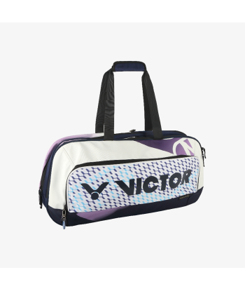 Victor Badminton Tennis Racket Bag BR9613 AJ (Bright White/Dark Purple) Paris Déstockage Promo