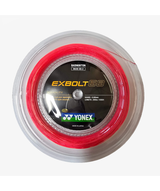 Yonex Exbolt 68 200m Badminton String (Flash Red) Pour