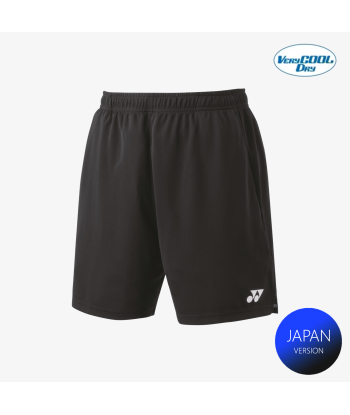 Yonex Men's Knitted Half Pants 15170 (Black) en ligne des produits 