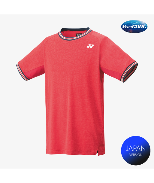 Yonex Men's Game Shirts 10578 (Pearl Red) Paris Déstockage Promo