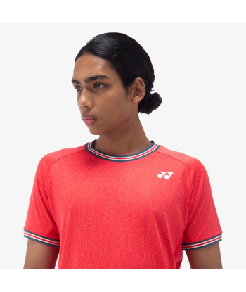 Yonex Men's Game Shirts 10578 (Pearl Red) Paris Déstockage Promo