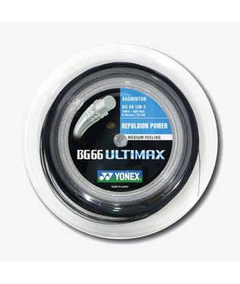 Yonex BG 66 Ultimax 200m Badminton String (Black) Les magasins à Paris