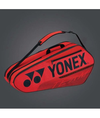 Yonex 42126 (Red) 6pk Team Badminton Tennis Racket Bag pas cher 