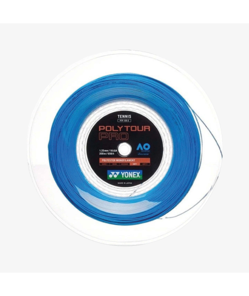 Yonex Polytour Pro 125 / 16L 200m Tennis String Reel (Blue) sur le site 