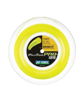 Yonex Polytour Pro 125 / 16L 200m Tennis String Reel (Flash Yellow) Véritable concentré