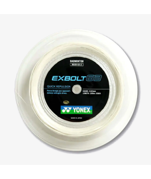 Yonex Exbolt 63 200m Badminton String (White) Comment ça marche