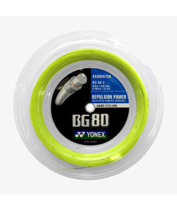 Yonex BG 80 200m Badminton String (Yellow) Faites des économies