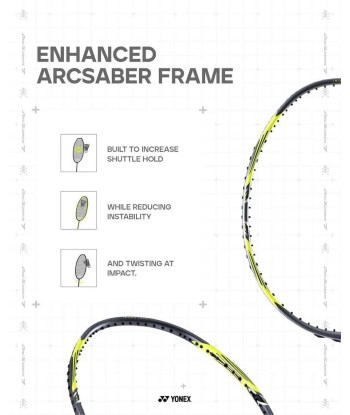 Yonex ArcSaber 7 Pro (Gray/Yellow) shop