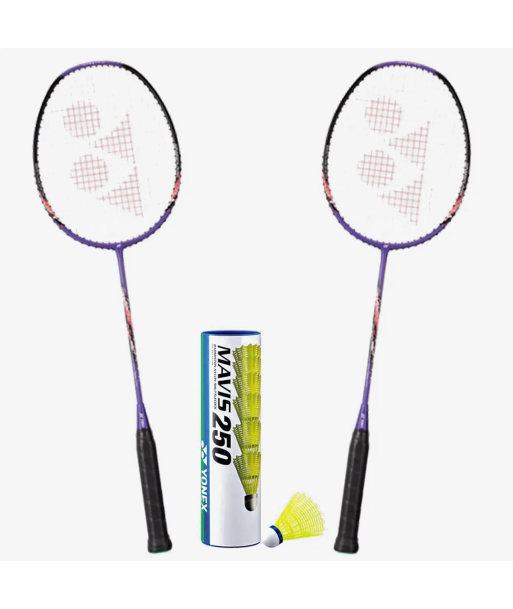 Yonex Nanoflare 001 Ability (Dark Purple) Pre-Strung Combo Set (250) de pas cher