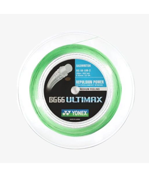 Yonex BG 66 Ultimax 200m Badminton String (Pastel Green) hantent personnes