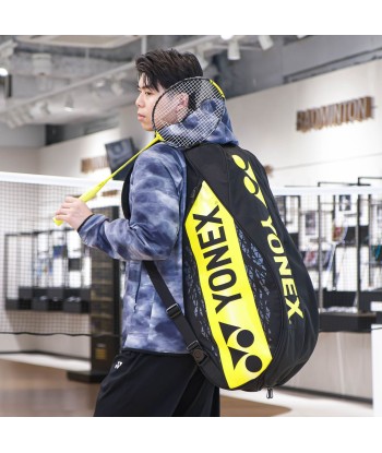 Yonex Badminton Tennis Racket 6pk Bag BAG92202R (Lightning Yellow) à prix réduit toute l'année