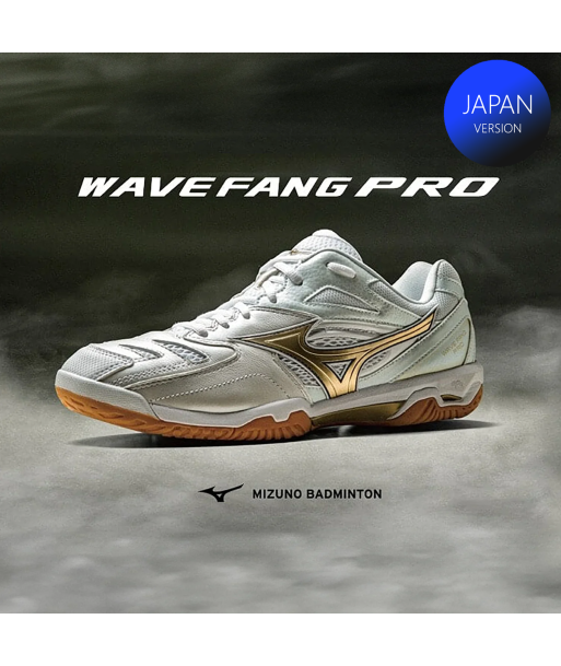 Mizuno Wave Fang Pro (White/Gold)-PRE-ORDER 50% de réduction en Octobre 2024