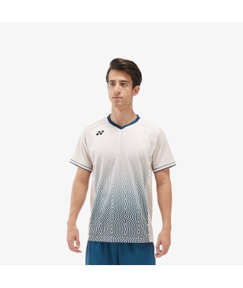 Yonex Men's Crew Neck Tournament Shirt 10567OM (Oatmeal) soldes