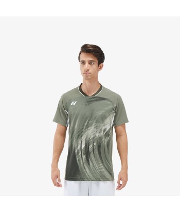 Yonex Men's Crew Neck Tournament Shirt 10568LOL (Light Olive) de technologie