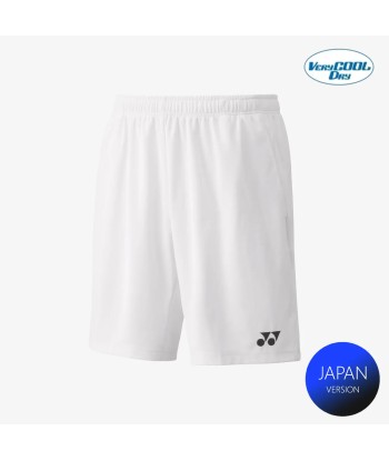 Yonex Men's Knit Shorts 15189 (White) les ligaments