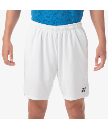 Yonex Men's Knit Shorts 15189 (White) les ligaments